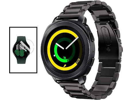 Kit Correa + Protector + Herramienta GIFT4ME (Xiaomi Watch S1 Active - Negro y Transparente)
