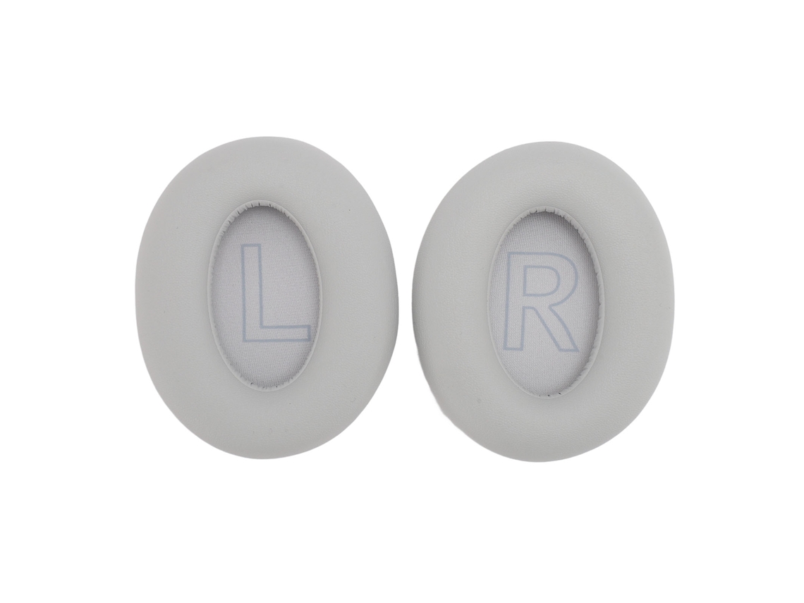 Almofadas De Ouvido De Reposição Couro De Proteína Para Fones Anker Soundcore Life Q20 Q20 Bt Cinza