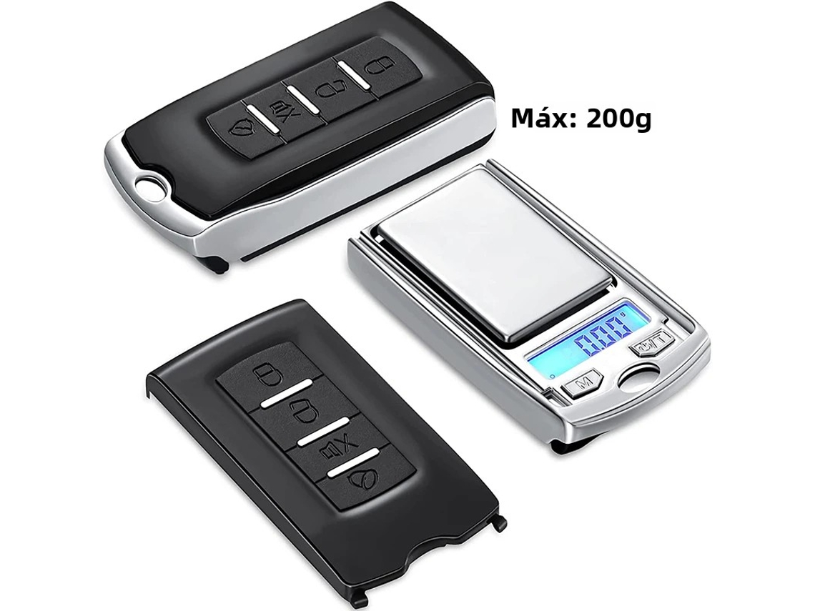 Báscula Electrónica Portátil De Precisión En Miniatura (máximo 200g), Con Pantalla Lcd Y Batería, Precisión 0,01g, 1 Pieza Por Paquete.