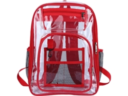 Mochila escolar transparente y moderna de gran capacidad para portátil SFUSHOS