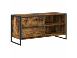Maison Exclusive - Gabinete De Tv Con Cajón Roble Humo 100 X 36 X 49,5 Cm