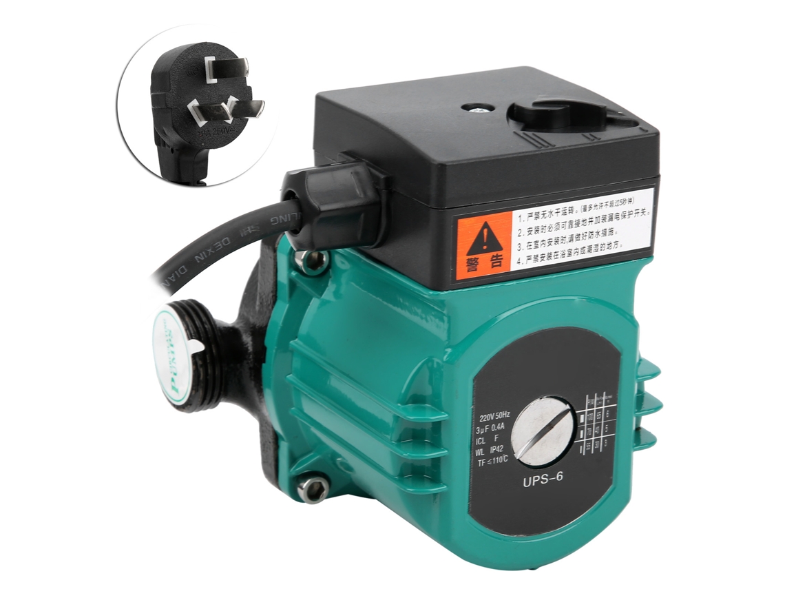 Bomba de refuerzo sumergible UPS-6, 3 velocidades, 100 W, 1'' AC220V, circulador de agua industrial