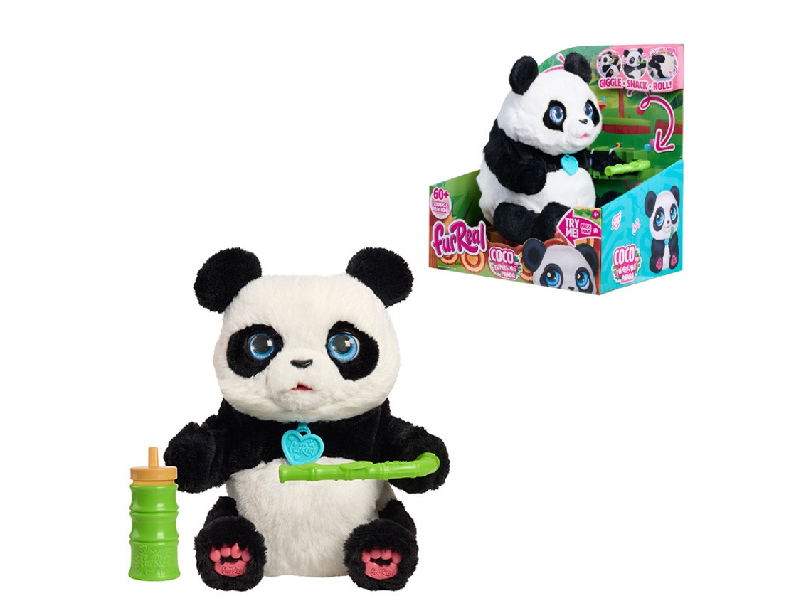 Furreal Coco, el panda que da volteretas