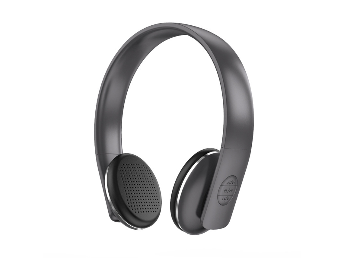 Auriculares Bluetooth supraaurales Retro A50, Bluetooth 5.0 | Auriculares estéreo Bluetooth con cancelación de ruido y sin presión, color negro Sfushos