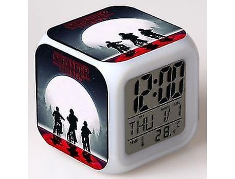 Colorido despertador LED multifuncional - Stranger Things