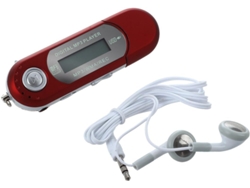Unidad Flash Usb De 8 Gb, Reproductor De Mp3, Radio Fm, Color Rojo.