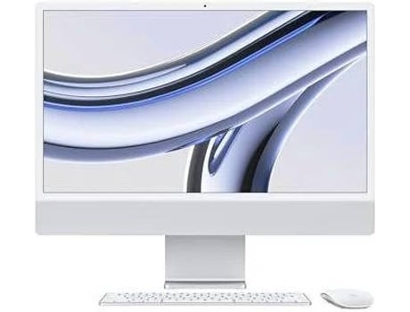 iMac 24 APPLE 2023 Plata (24'' - Apple M3 - 16 GB - 256 GB SSD - 8-Core)