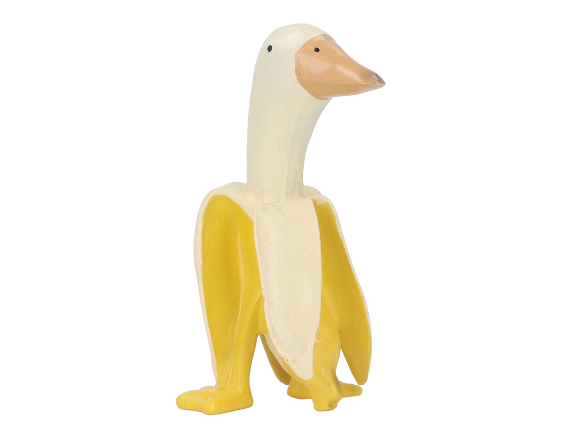 Preciosa Estatua De Pato Banana, Pieza Decorativa De Resina, Para Jardín, Hogar, Oficina, Un Regalo Encantador.