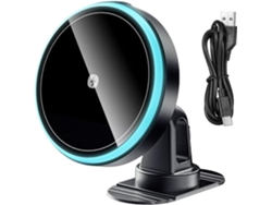 Soporte magnético para teléfono de coche con cable y cargador - SFUSHOS (1 unidad)