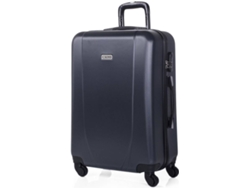 Maleta de Viaje Medianas ITACA Abs Texturizado Malet Negro (65 X 44 x 24 Cm - 70 L)