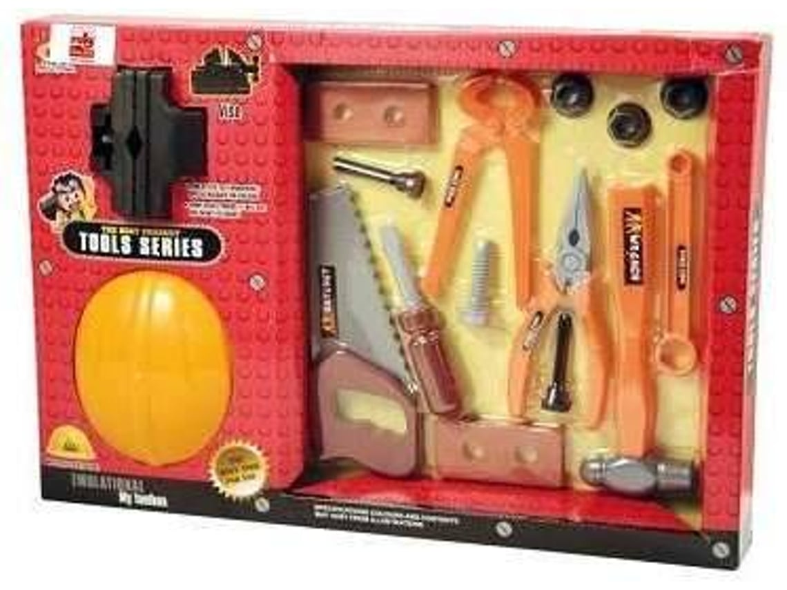Set De Herramientas CLAUDIO REIG Con Casco Tools  (3 años - ‎43 x 9 x 35 cm)