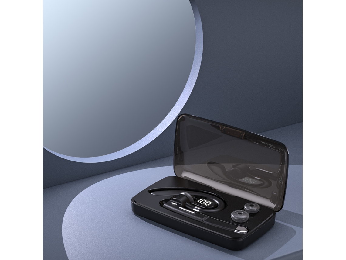 Auriculares Inalámbricos Bluetooth 5.0 Yyk-520 Con Micrófono Y Estuche De Carga, 500 Mah Para Negocios