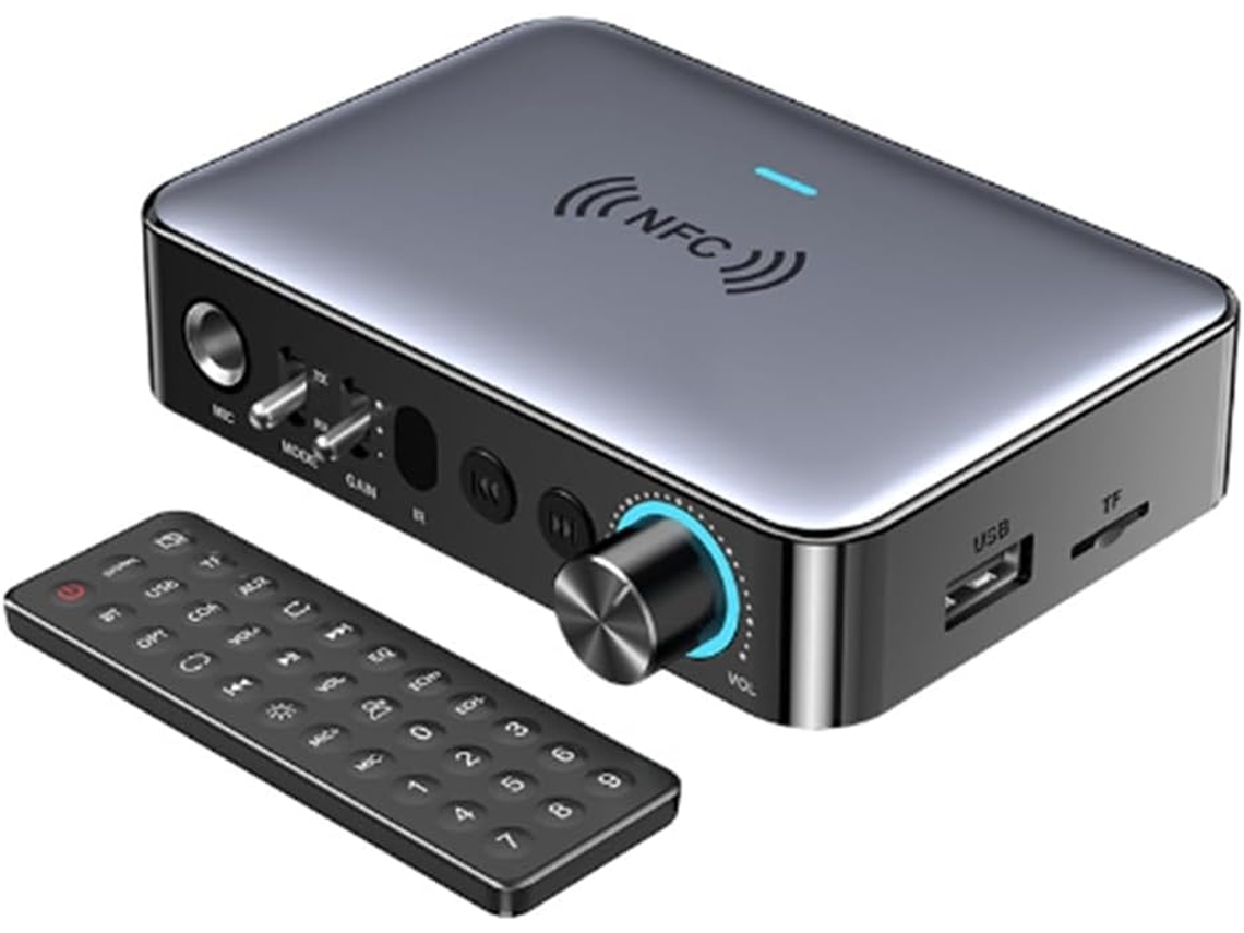 Receptor Bluetooth, Transmisor Nfc, Aux, U Disk, Tf, 6.5, 5, Micrófono Coaxial, Decodificación Hifi, Adaptador, Cable B