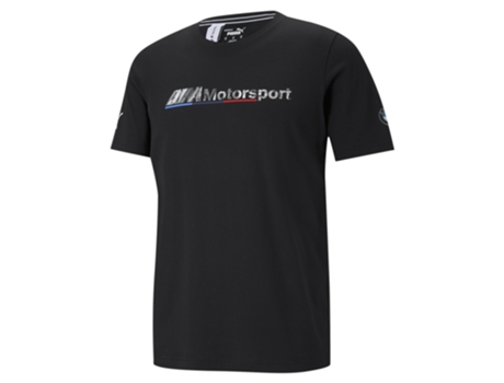 Camiseta de Hombre PUMA Bmw Mms Logo Negro (XS)
