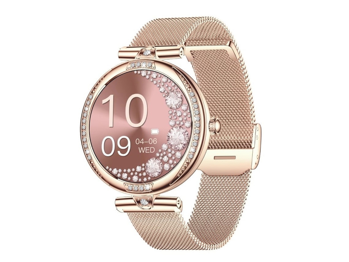 Reloj inteligente para mujer con pantalla AMOLED de 1,2 pulgadas y sensor de frecuencia cardíaca/saturación, compatible con llamadas y llamadas. Yizhood