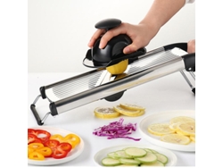 Mandolina De Verduras Ajustable Multifuncional Acero Inoxidable Con Cuchillas Afiladas Para Diferentes Grosores De Corte