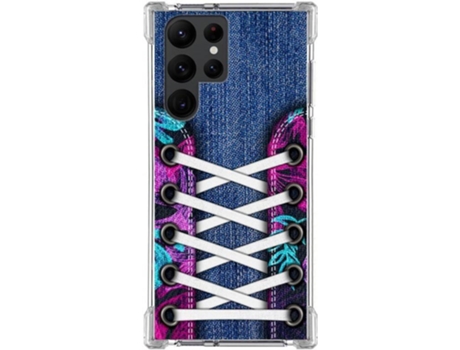 Carcasa Samsung Galaxy S22 Ultra 5G TUMUNDOSMARTPHONE Dibujos Antigolpes Zapatillas 06 Multicolor