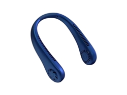 Ventilador De Cuello Sin Aspas (azul), Mini Ventilador Usb Portátil, Flujo De Aire Súper Potente, Viento Natural Silencioso.