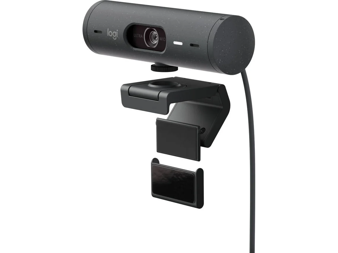 Webcam LOGITECH Brio 500 (Full HD - 1080p - Micrófono Integrado - Grafito)