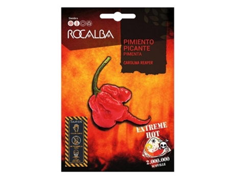 ROCALBA Carolina Reaper Pimenta 8 Sementes