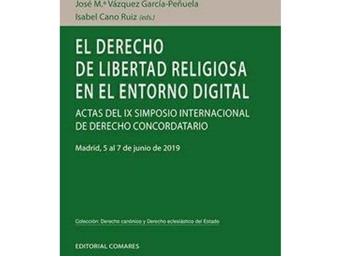 Libro El Derecho De Libertad Religiosa En El Entorno Digital de Isabel Cano Ruiz (Español)