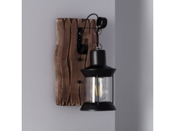 Lámpara de Pared LEDKIA Fanala (Negro - E27 - 40 W)