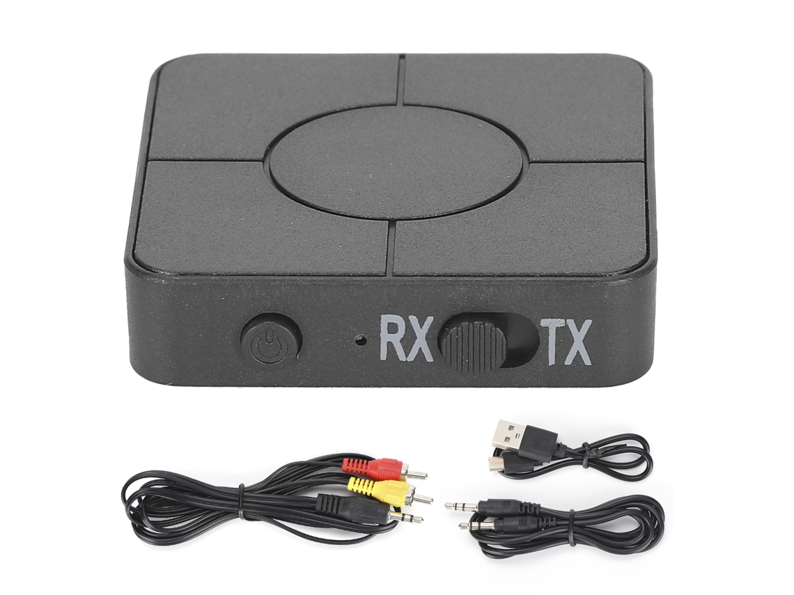 Adaptador 2-in-1 Sem Fio Bt 5.0 Conector Combo Cartão Plugável Áudio Para Reprodutor Handsfree