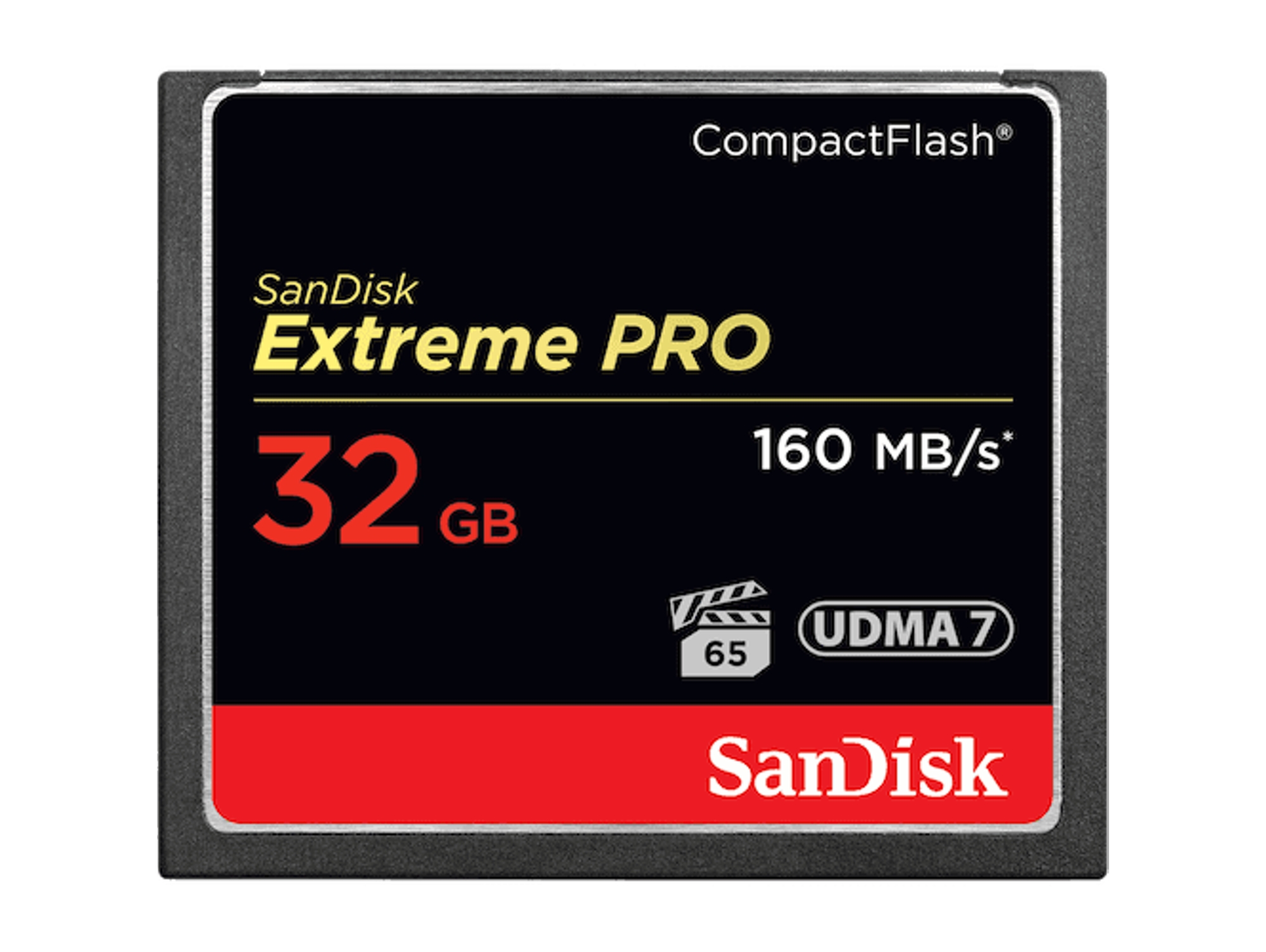 Tarjeta de memoria Compact Flash SANDISK Extreme Pro 32 GB 160 MB/S