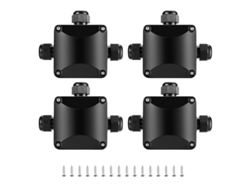 2026-caja De Conexión Impermeable Ip68, 4 Piezas, Conector 3 Vías, Caja Eléctrica Exterior Para Iluminación Led