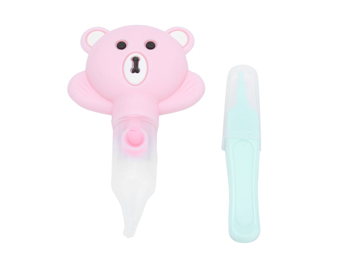 Aspirador Nasal Para Bebê Silicone Sução Mucus Limpador Nariz Recém-nascido Portátil