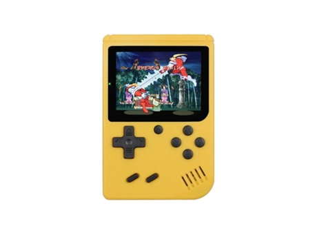 Consola WT-33 Portátil con 500 juegos Incorporados Amarillo