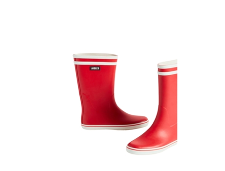 Botas de Mujer AIGLE Lluvia Malouine Rojo (40)