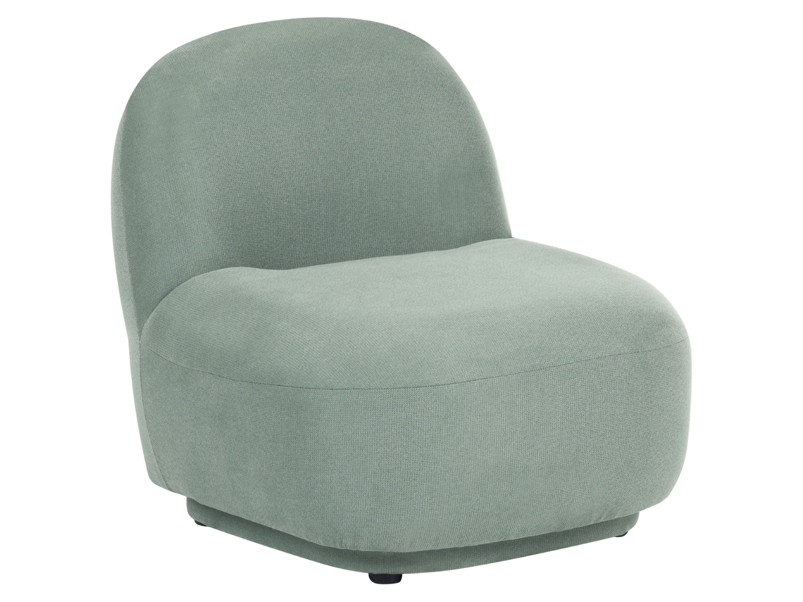 Poltrona Beliani Lovberg De Tecido Verde 71x80x74