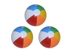 MEOIRUERY Pelotas de Playa Inflables de Colores Arcoíris - Juguetes para Piscina y Playa, Verano, Fiestas Infantiles y Regalos