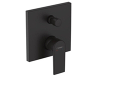 Mezclador monomando de bañera oculto Vernis Shape de HANSGROHE, , 71468, Color: Negro Mate