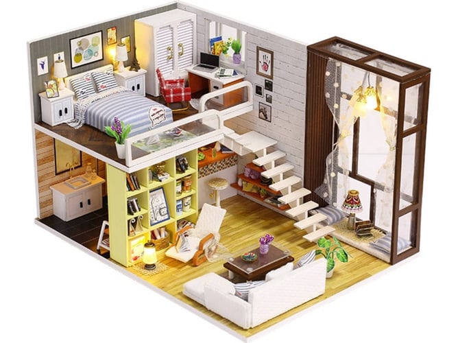 Casa de Muñecas ANSELF Miniatura Madera