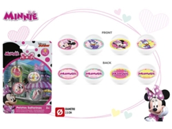 Juego de 4 pelotas saltarinas de colores de Minnie Mouse para bebés