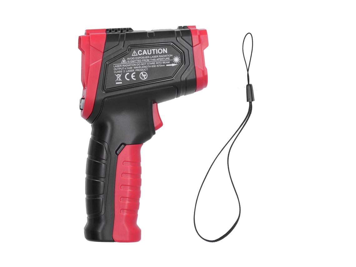 Termômetro Infravermelho Com Tela Colorida, Pistola De Medição De Temperaturas Industriais -50℃~880℃, Ferramenta De Medição
