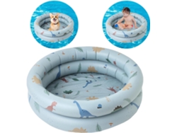 Piscina Inflable Chrui Para Niños Interior Y Exterior 90cm (azul)