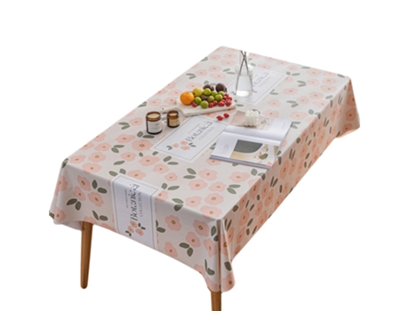 Mantel de jardín, mantel rectangular de PVC para mesa de café estilo tapete1