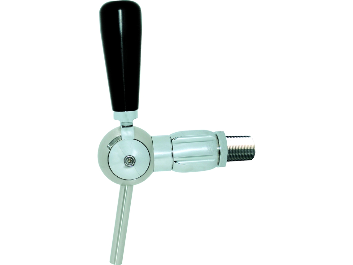 Grifo de bola para bebidas calientes y frío con compensador cromo anchura nominal 7 mm rosca 5/8 сonexión roscada de 30 mm ICH-ZAPFE