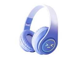 (qy Azul) Auriculares Inalámbricos Bluetooth Con Micrófono, Color Degradado, Control De Volumen Y Aislamiento De Ruido
