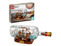 LEGO Ideas: Ship In a Bottle 92177 962 Peças 31x10x10 cm