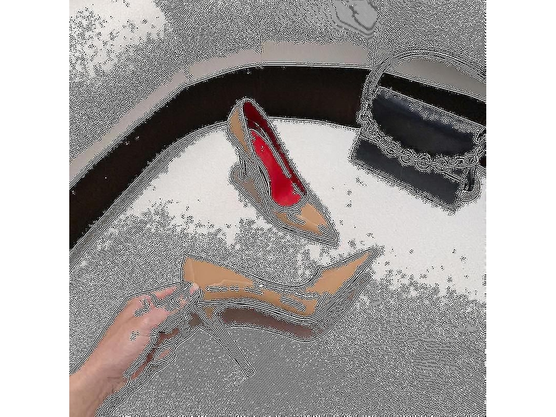2026-zapatos De Tacón Alto Delgado Puntas Negros De Cuero Patente Para Mujer, 6cm 8cm 10cm, Bodas Y Fiestas