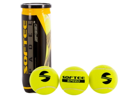 Bote 3 pelotas padel softee speed