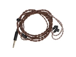Cabo De Fone De Ouvido 2 Pino 0.78mm Com Plug 3.5mm Para Kz As12 As16 Zsx Zsn Zs10 Pro Som Claro Sem Emaranhar