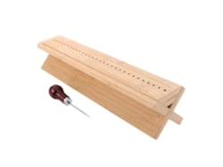 Kit Portátil De Encuadernación De Madera (1 Pieza), Herramienta Manual Para Perforar Papel Y Documentos.