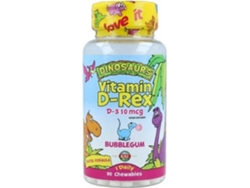 Complemento Alimentar KAL Dinossauros Vitamina D-Rex D (90 unidades)