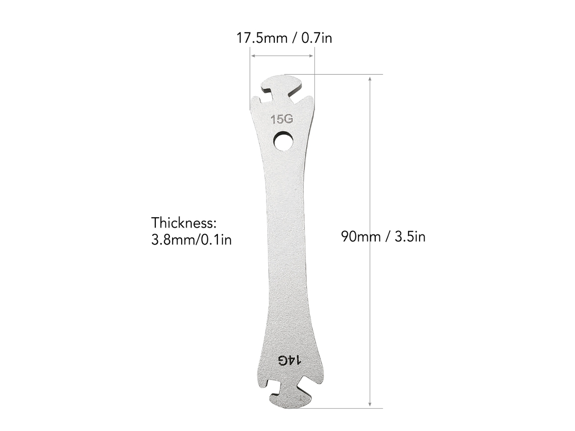 Llave Universal Para Ruedas De Bicicleta, Herramienta Para Ajuste De Radios, Mtb/bicicleta De Carretera, Acero Inoxidable Y19919