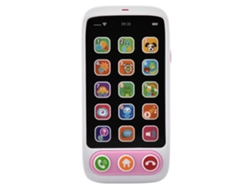 Brinquedo Celular Educativo Infantil Com Música Para Aprender Inglês Presente Rosa